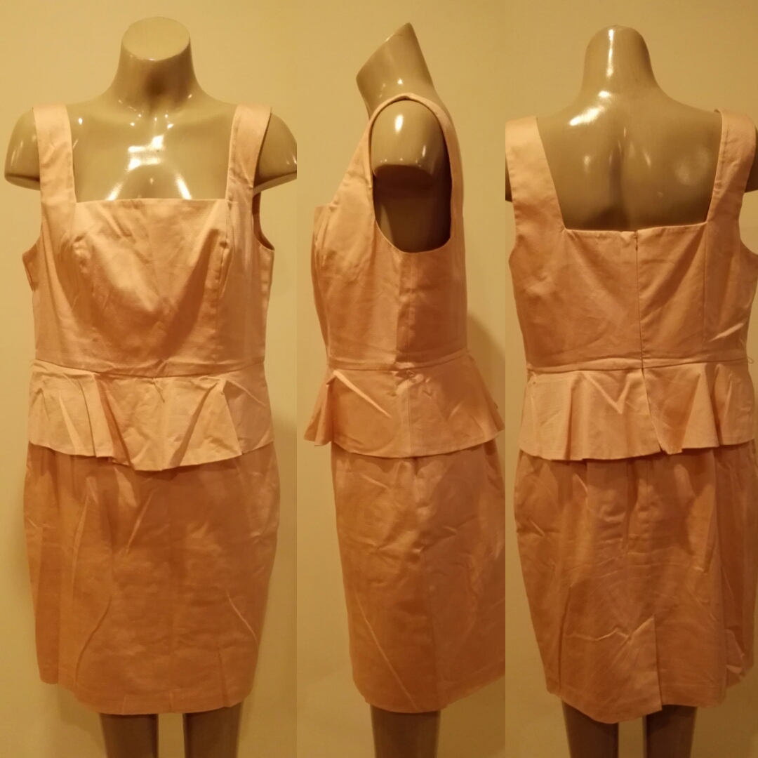 peplum dress size 16